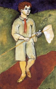 Henri Emile Benoit Matisse : boy with a butterfly net